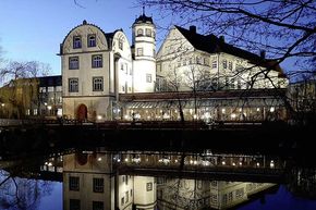Außenansicht vom Schlosssee in Gifhorn