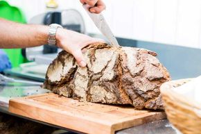 Frisch gebackenes, hausgemachtes Brot