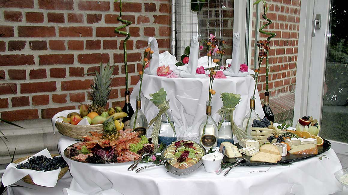 Cateringbuffet vom Schlossrestaurant Zentgraf Gifhorn