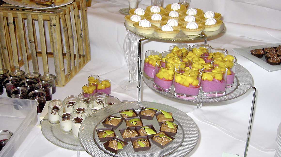 Dessertbuffet vom Schlossrestaurant Zentgraf Gifhorn