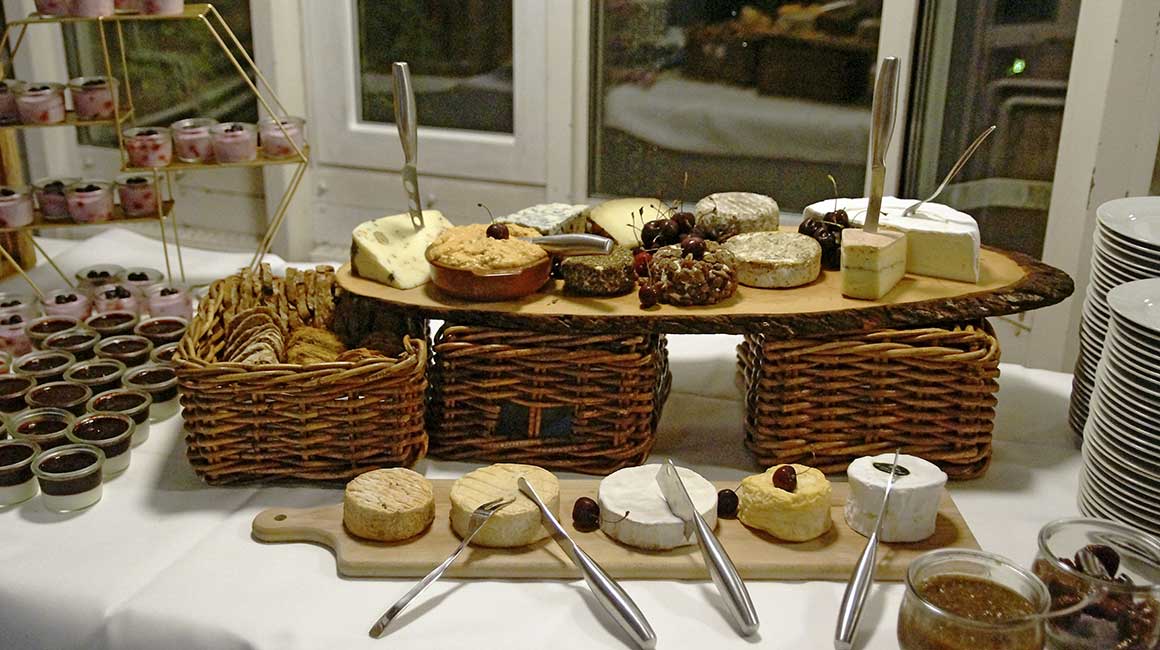 Käsebuffet vom Schlossrestaurant Zentgraf Gifhorn