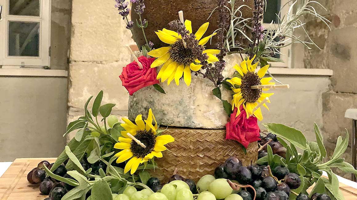 Kreative Käsekomposition vom Schlossrestaurant Zentgraf Gifhorn