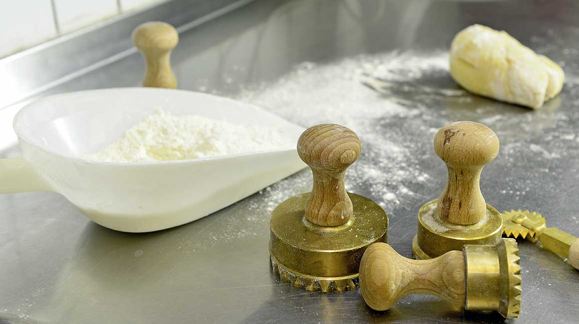 Nudelherstellung im Schlossrestaurant Zentgraf Gifhorn